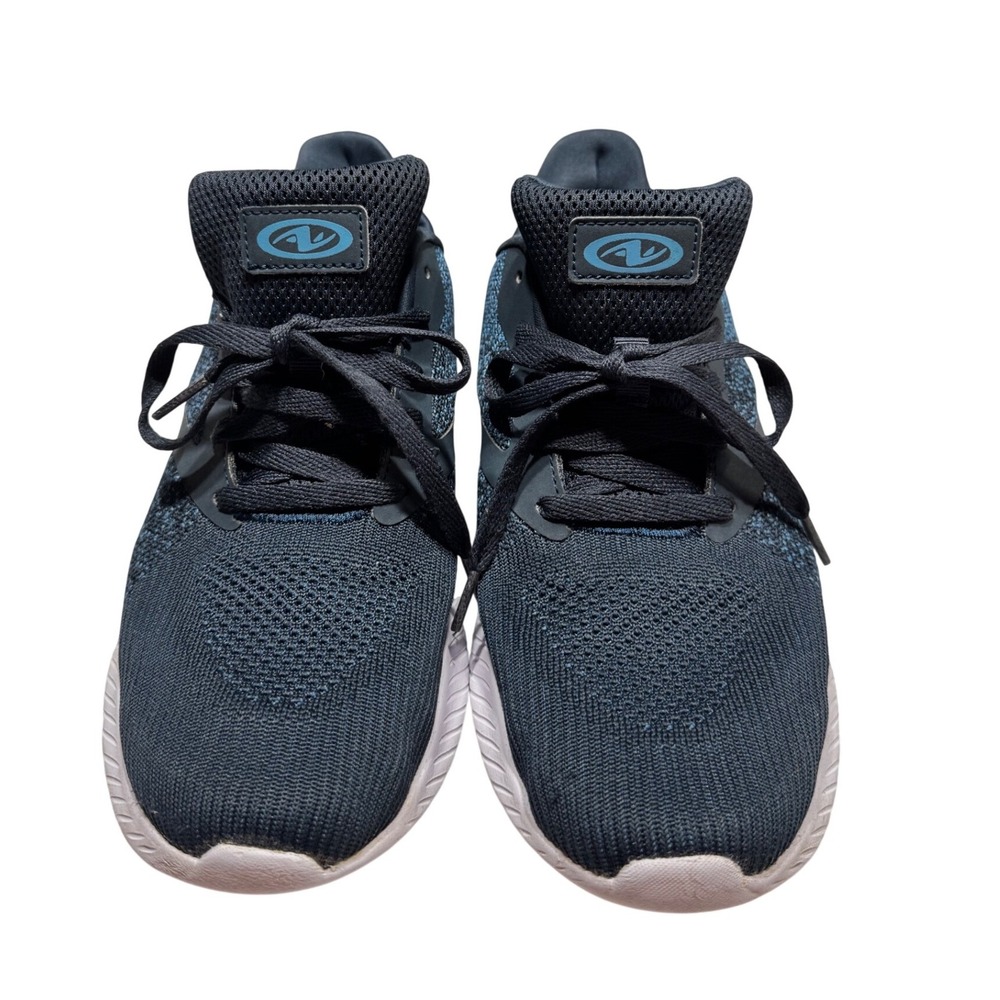 Athletic Works Mens Running Shoes‎ Navy Blue Knit Sneakers MNAW44AC003L Size 9